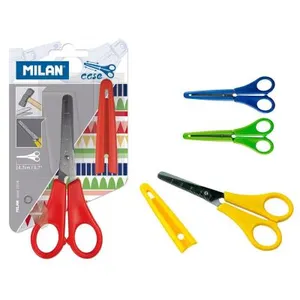 MILAN - Ciseaux d'école avec housse BWM10255, couleur/modèle assorti pas cher
