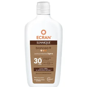 Ecran Sunnique Broncea+ lait protecteur SPF30 370 ml pas cher