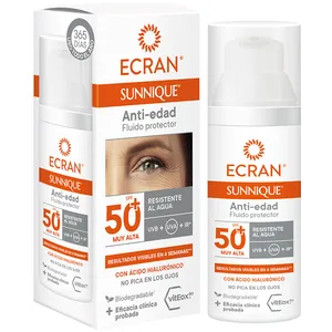 Ecran Sunnique soin visage anti-âge SPF50+ 50 ml pas cher