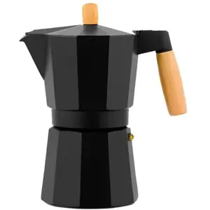 BRA Market Cafetière 9 tasses (425 ml) corps en aluminium poignée et ... pas cher
