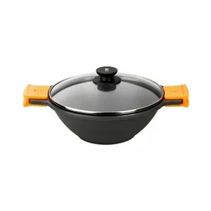 BRA PINTI Wok Nonstick Avec Couverture Avec Grille Cm 28 Marmite pas cher
