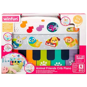 Winfun Jouet Piano Avec Animaux Lumières Et Sons Pour Berceau