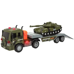 Cb Games Camion Jouet Transporteur De Voitures Militaire Avec Vitesse Lumières Et Sons pas cher