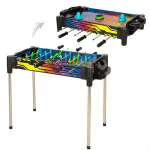 Cb Games Jeu De Société Ambassador-foosball & Air Hockey Neon Arcade 2 In 1 pas cher