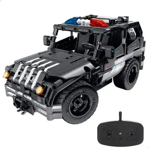 Im.master Jeu De Construction 2-in-1 Swat Remote Control Car-355 Pcs pas cher