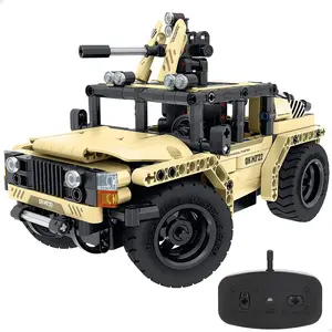 Im.master Jeu De Construction 2-in-1 Military Remote Control Car-370 P... pas cher