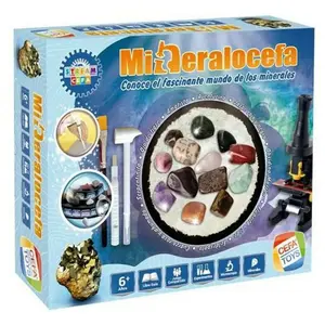 Cefa Toys Jeu MINERALOCEFA Connaître Le Monde Fascinant DES MINÉRAUX, Multicolore (21841) pas cher