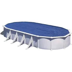 GRE Bâche à bulles 400 microns pour piscine acier ovale 10,20 x 5,75 m - Gré 1020,00 x 575,00 Bleu