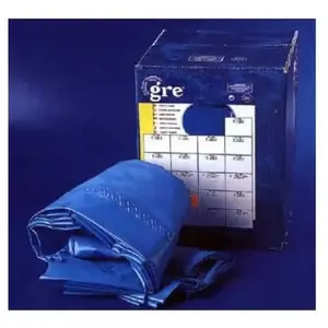 Liner piscine GRE - Diamètre 3,50m - Bleu - Traitement anti-UV pas cher