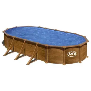 Comparateur de prix : Piscine Gré Dreampool MAURITIUS ovale 6.10x3.75x1.32m