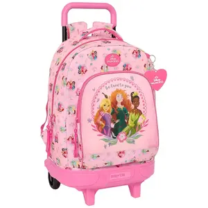 Safta Sac à Dos à Roulettes Princesas Disney 33l 33x45x22cm pas cher