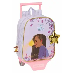 safta Schoolrugzak met Wielen Wish Lila 22 x 27 x 10 cm