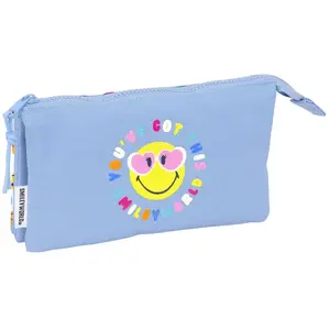 Safta Trousse Triple Smiley World Joyful pas cher