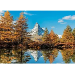 Non communiqué Puzzle EDUCA - Mont Cervin en automne - 1000 pièces - Paysage et nature pas cher