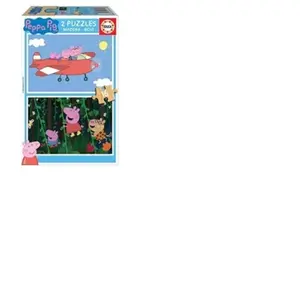 Non communiqué Educa HOUT: Peppa Pig - 2 x 16 stukjes pas cher
