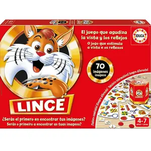 Educa - - Jeu de Société Lince pour Voyage 70 images, 17472 pas cher