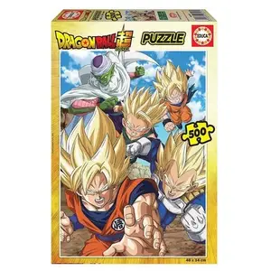 Educa puzzel Dragon Ball 500 stukjes karton stripfiguren. pas cher