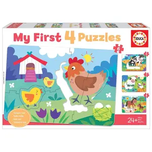 Educa Mama und Baby Meine ersten Puzzles (Puzzle) pas cher