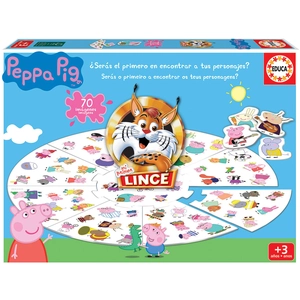 Educa - Lince Peppa Pig Jeu éducatif pour Enfants Multicolore (18509) pas cher
