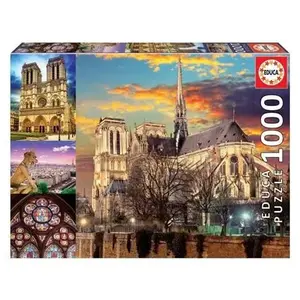 EDUCA - Puzzle - 1000 COLLAGE DE NOTRE-DAME pas cher
