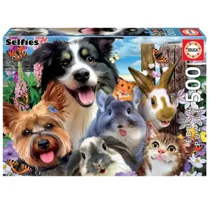 EDUCA - puzzel - 500 stuks - FUNNY SELFIE pas cher
