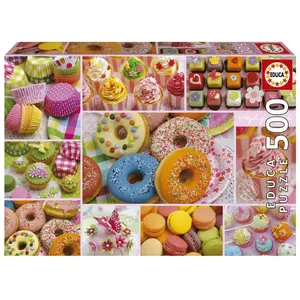 Educa 19904      500   . Collage de fête sucrée (500 pièces) pas cher