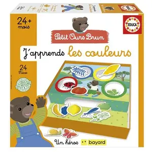 Jeu dapprentissage - EDUCA - JApprends Les Couleurs - Petit ours brun pas cher