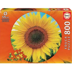 Educa Sonnenblume Rund-Puzzle