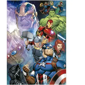 Educa - 300 Avengers | Puzzle des Enfants de 300 pièces. Mesure : 40 x 28 cm. Composé de Grandes pièces Parfaitement finies. Recommandé de 6 Ans (19680) pas cher
