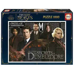 Educa -1000 Fantastic Beasts, couleur variée (19493) pas cher