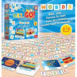 Jeu classique Educa 3,2,1 Go! Challenge Words pas cher