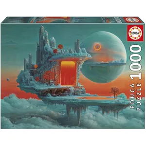 Educa Puzzle Planet aus Feuer und Eis 1000 dlc (1000 pièces) pas cher