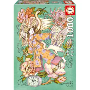 Puzzle - EDUCA - Réveil Ana Jarén - 1000 pièces pas cher