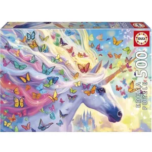 Educa Regenbogen-Einhorn (500 pièces) pas cher