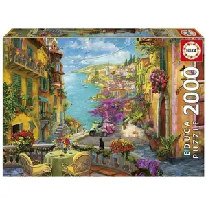 Puzzle - EDUCA - Café Espagnol -2000 pièces pas cher