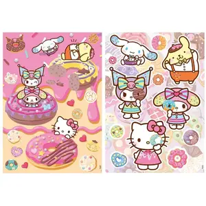 Educa 2 Puzzles - Hello Kitty et Ses Amis - Donuts 20587 pas cher