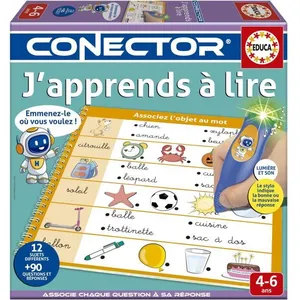 Conector J’apprends à Lire - Jeu éducatif - EDUCA - 90 questions 12 th... pas cher