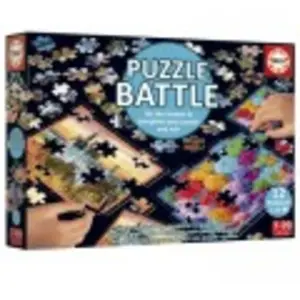 Set de 12 puzzles x 42 pièces Educa Battle Travel pas cher