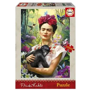 Puzzle 1000 pièces : FRIDA KAHLO JARDIN DE LA VIE
