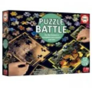 Set de 12 puzzles x 42 pièces Educa Battle Nature pas cher