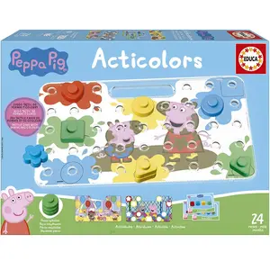 Comparateur de prix : Educa Jeu éducatif Acticolors Peppa Pig