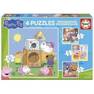 Educa - 12-16-20-25 pcs, Peppa Pig (80-20326) (25 pièces) pas cher