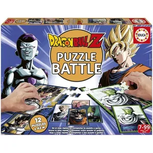 Puzzle - EDUCA - Battle Dragon Ball Z - 12 puzzles pas cher