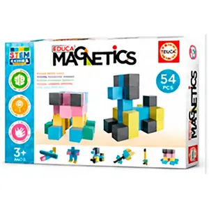 Educa Jeu De Construction Magnetics Stem Cubes 54 Pieces pas cher