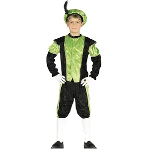 Fiestas Guirca - Pietenpak zwart / groen 3-4 jaar - Welkom Sinterklaas... pas cher