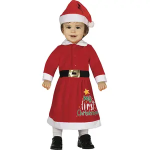 Guirma DÉGUISEMENT COSTUME PÈRE NOËL BÉBÉ 12/18 MOIS Rouge BordeauxVendu parbol