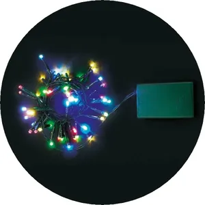 Grande Guirlande 48 Leds multicolores 8 fonctions à piles 3m50 int./ex... pas cher
