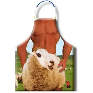 Tablier de mouton - DIABLO PICANTE - Polyester - Cuisine - Intérieur -... pas cher