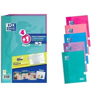 Schrift Oxford Multicolour 80 Lakens Din A4 (5 Stuks) pas cher