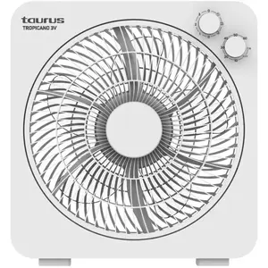 Comparateur de prix : Ventilateur Box Fan Tropicano Blanc 35 W Ø 30 cm - TAURUS